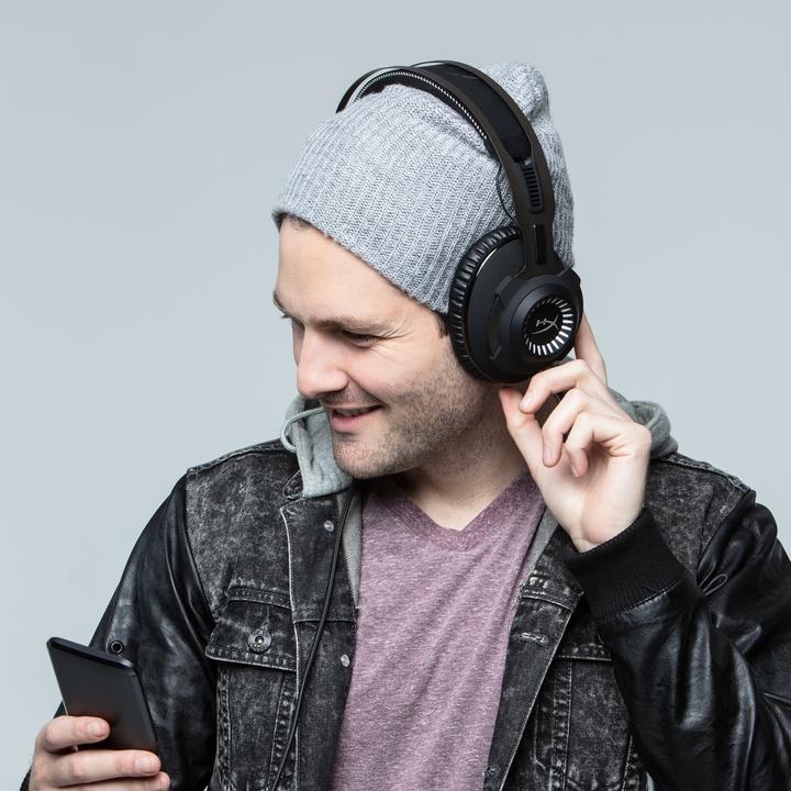Produktbild HyperX Cloud Revolver Pro Kopfhörer Kopfband 3,5-mm-Anschluss Schwarz (Kabelgebunden)