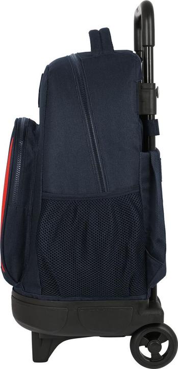 Actual product image FC Barcelona School rucksack with wheels F.C. Barcelona garnet red navy blue 33 X 45 X 22 cm
