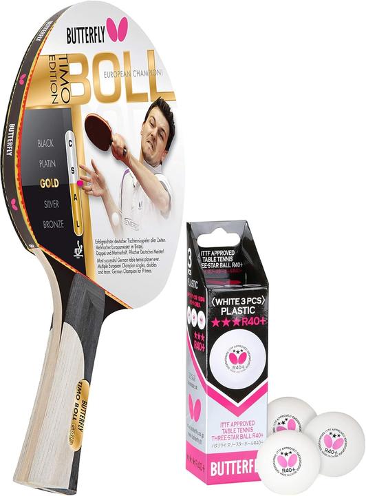 Image du produit Butterfly Timo Boll Gold Tischtennisschlägerset