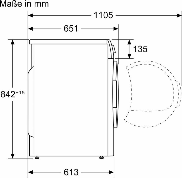 Actual product image Bosch Hausgeräte WQB245B40 (9 kg, Right)