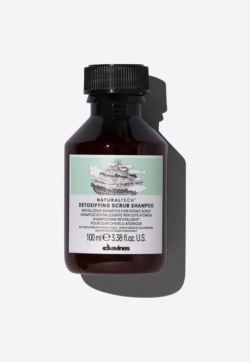 Produktbild Davines Naturaltech - Detoxifying Scrub Shampoo (100 ml, Flüssiges Shampoo)
