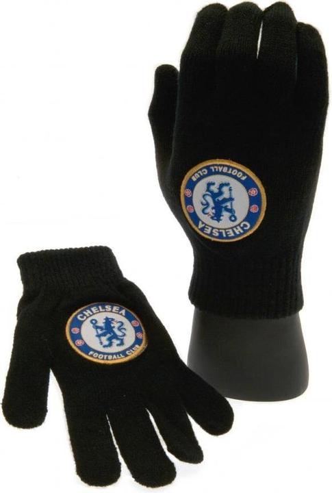 Actual product image Chelsea FC Childrens/Kids Knitted Gloves (One size)
