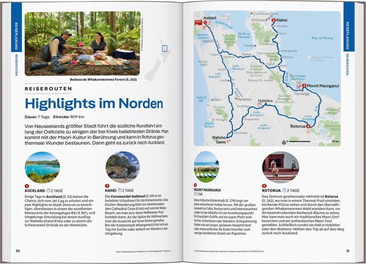 Produktbild Reiseführer Neuseeland (Deutsch, Nicole Mudgway, Catherine Le Nevez, Rawinia Parata, Craig McLachlan, Brett Atkinson, Peter Dragicevich, Elen Turner, 2023)