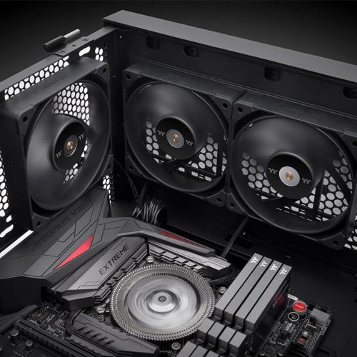 Image du produit Thermaltake TT TOUGHFAN 12 Pro 2er bk CL-F159-PL12BL-A (120 mm, 2 x)