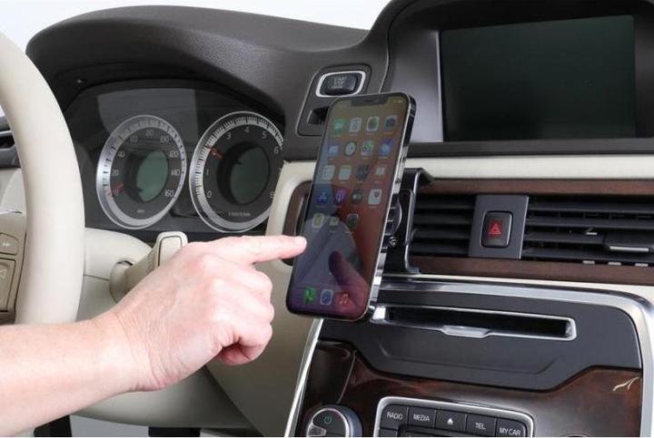 Image du produit Brodit Support MagSafe avec rotule et adaptateur de charge pour voiture