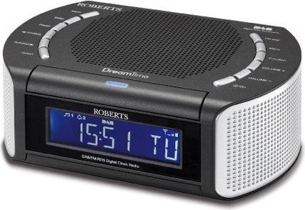 Roberts DreamTime, clock radio with DAB+/FM radio, black