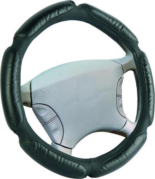 Produktbild Autoserio STEERING WHEEL COVER HB-28050/1 BLACK