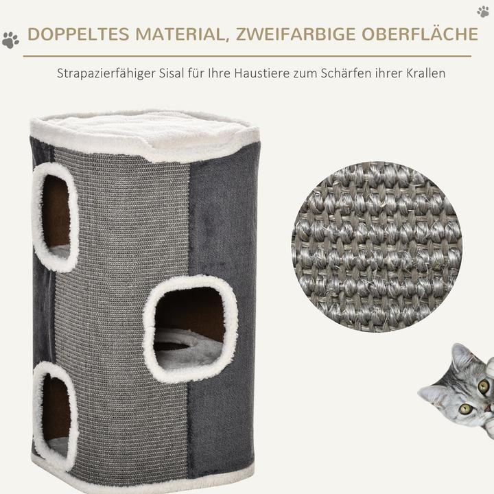 Produktbild Jamb Katzenkratzbaum (74 cm, Grau, Weiss)