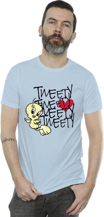 Immagine prodotto Looney Tunes Tweety Love Heart Maglietta Uomo (L)