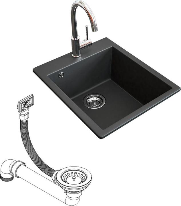 Produktbild Bergström Venice (Einbauspüle, 50 cm, 43 cm)