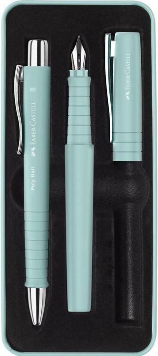 Immagine prodotto Faber-Castell Set regalo FH+KS Poly Pen/Ball caribic (Blu, 3 x)