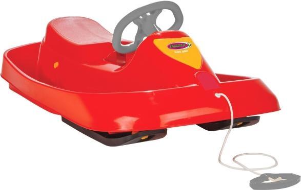 Jamara Snow Play Bob Ralley 100 cm rot mit Lenkrad und Bremse