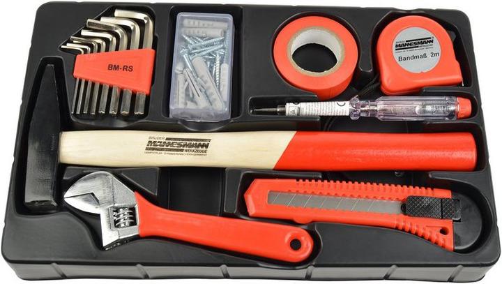 Image du produit Mannesmann Ensemble d'outils de bricolage 156 partie (156 pièces)