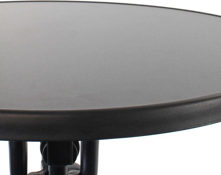Produktbild Wiltec Toboli klappbarer Bistrotisch Schwarz Ø 70 cm Stehtisch Bartisch Partytisch rund