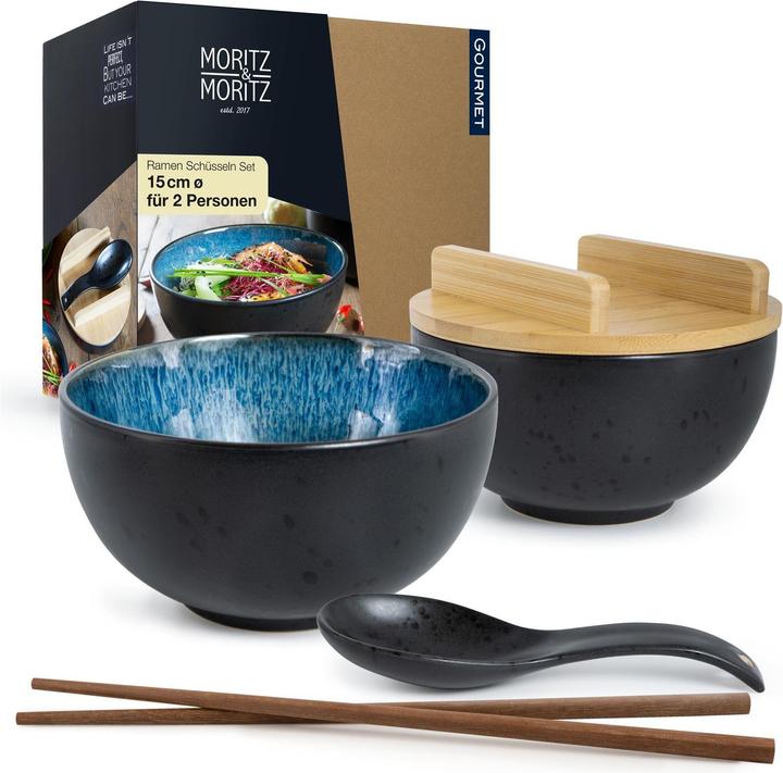 Produktbild Moritz & Moritz Schalen mit Essstäbchen (15 cm, 0.60 l, 2 x)