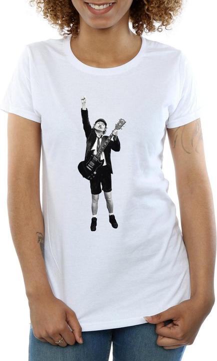 Produktbild AC/DC Angus Young TShirt aus Baumwolle mit Ausschnitt (M)