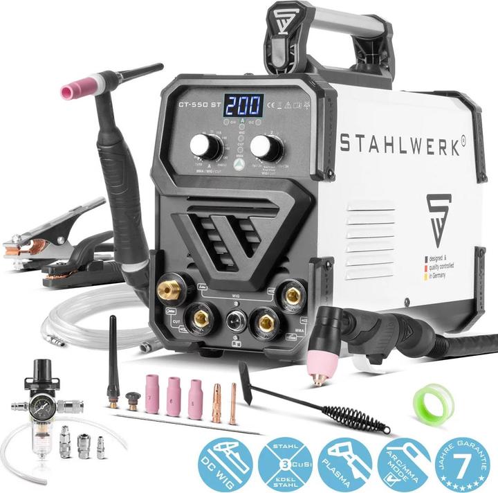 Produktbild Stahlwerk 3 in 1 Kombi-Schweissgerät CT 550 ST IGBT