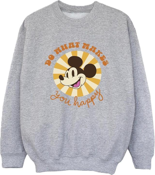 Disney Mickey Mouse Do What Makes You Happy Sweatshirt Jungen (140, 146)