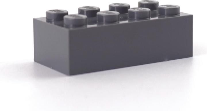 Actual product image LEGO 2x4 Bricks Dark grey - 50 pieces - Dark bluish grey bricks 3001 (3001, LEGO Accessories)