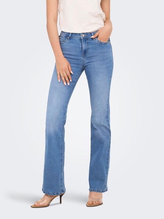 Image du produit Only ONLWOW Mittlere Taille Ausgestellt Jeans Flared fit jeans (32)