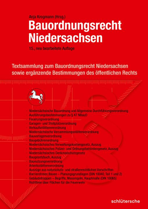 Produktbild Bauordnungsrecht Niedersachsen (2019)