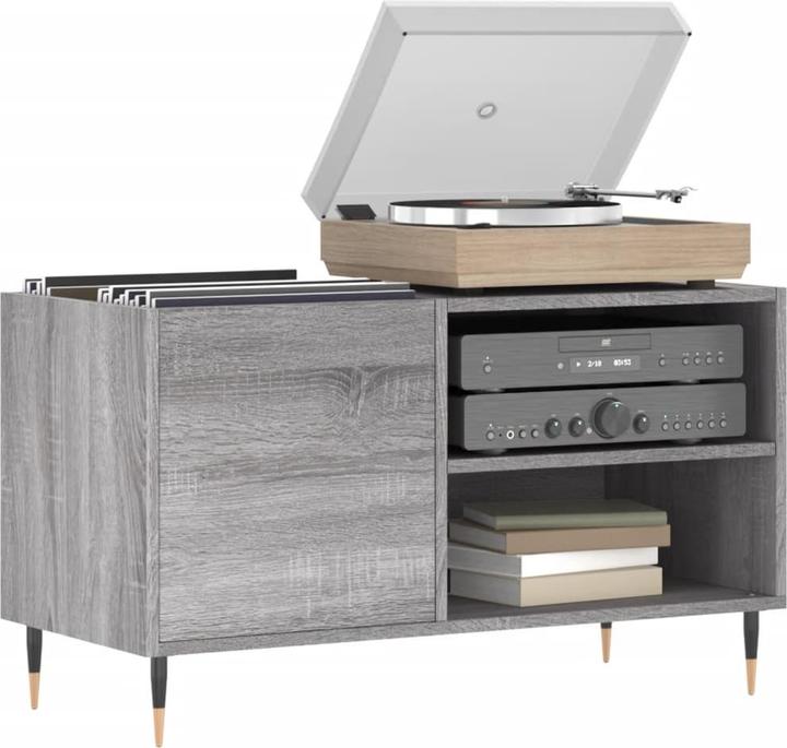Produktbild VidaXL Plattenschrank Grau Sonoma 85x38x48 cm Holzwerkstoff