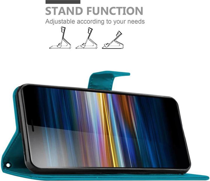 Image du produit Cadorabo Couverture du livre de fleurs (Sony Xperia L3)