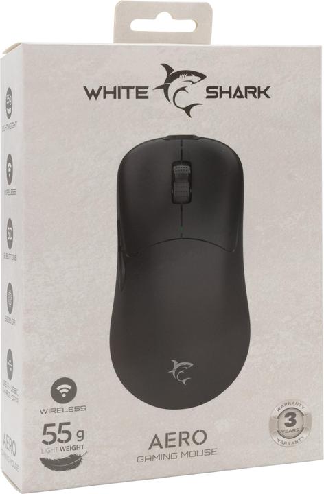 Image du produit White Shark Shark WGM-5015 Aéro Noir (Filaire)