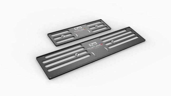 Actual product image Grey Sheep Number frame (Front + rear, Long format)
