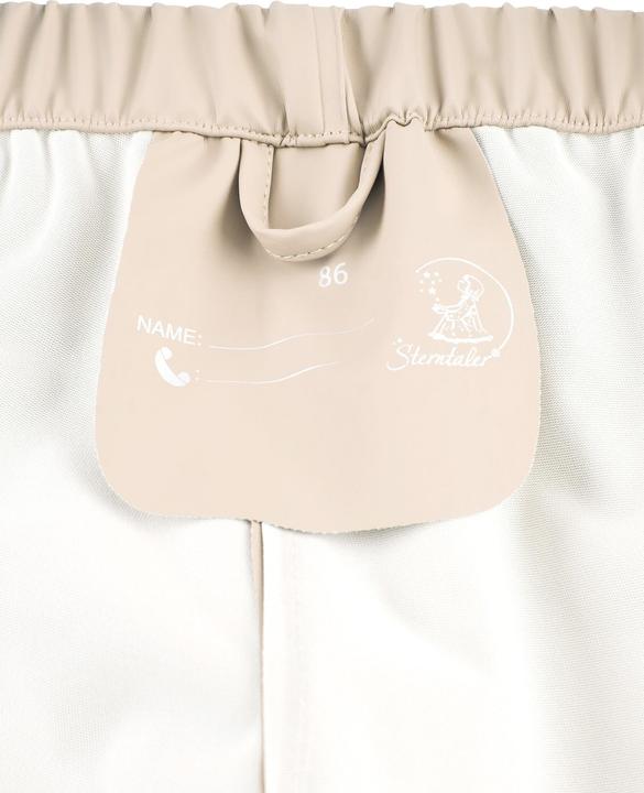 Produktbild Sterntaler Regenhose ungefüttert Beige Gr. 116 (116)