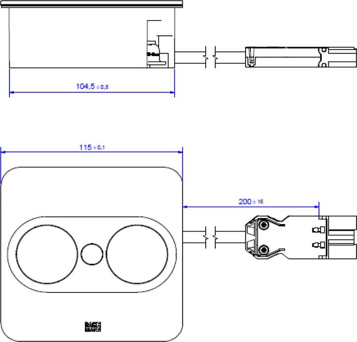 Produktbild Bachmann Multiple socket outlets