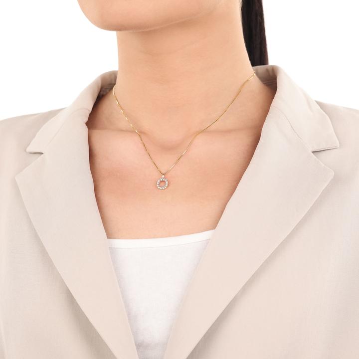 Image du produit Amor Pendentif pour femme, or 375, zirconium synth. (Or 375, 9 ct)