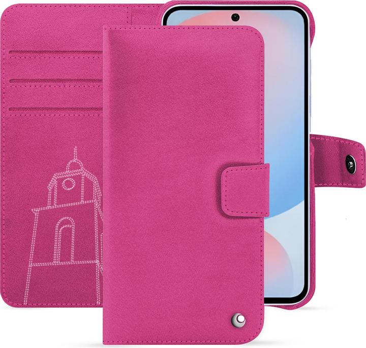 Actual product image Noreve Samsung Galaxy A56 leather wallet case (Samsung Galaxy A56)