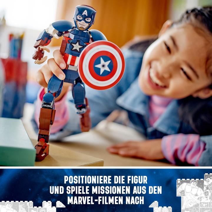 Produktbild LEGO Captain America Baufigur (76258, LEGO Marvel)