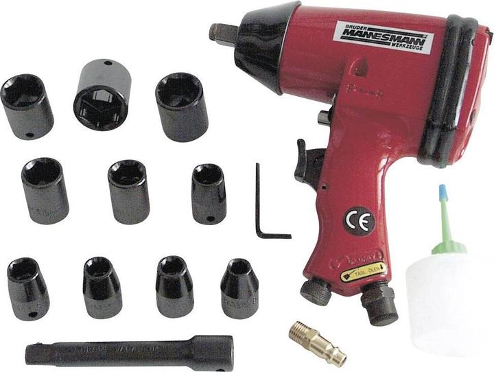 Produktbild Mannesmann Druckluft-Schlagschraubendreher-Set (Netzbetrieb)