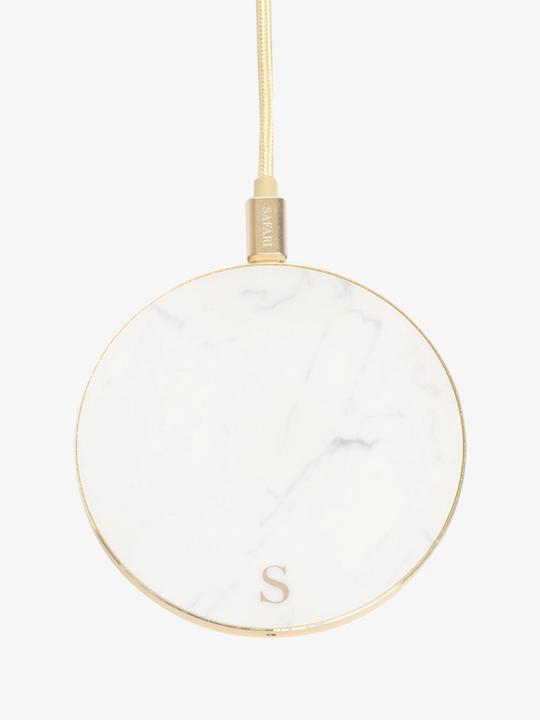 Produktbild Safari Selection Ladestation CIRCLE MARBLE weiss/klein gemustert (10 W)