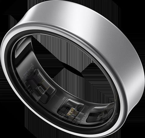 Actual product image Samsung Galaxy Ring (6, Titanium Silver)