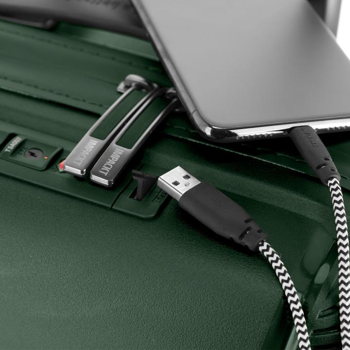 Produktbild Impackt IP1 - 4-Rad Trolleymit USB Port, Deep Sea (38 l, Handgepäck (bis 50l))