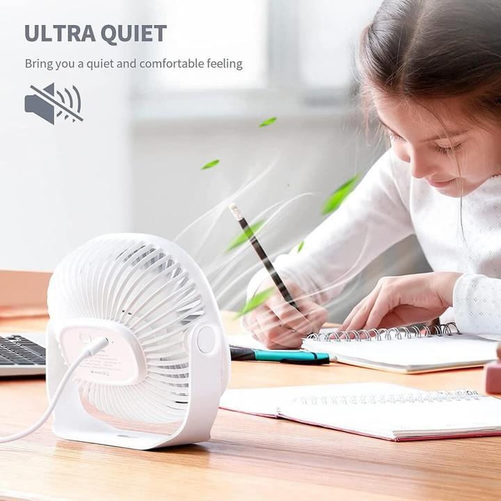 Actual product image Cover-Discount Mini Portable Table Fan (40 dB)