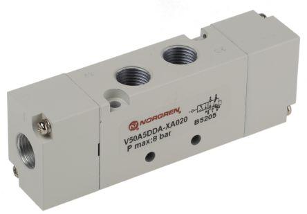 Produktbild Rs Pro 5/2 Pilot Operated Solenoid Valve, G1/8"