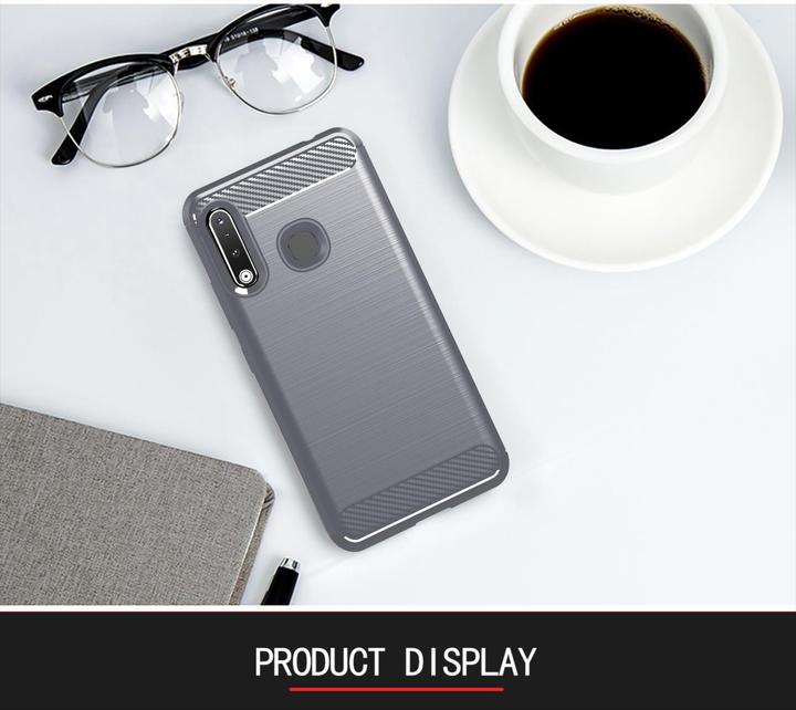 Image du produit Cadorabo TPU Ultra Slim carbon edelstahl Combi Cover (Samsung Galaxy A70e)