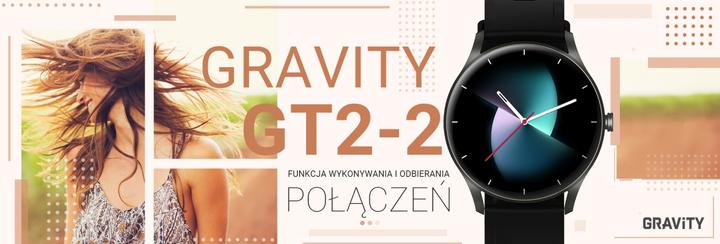 Produktbild Gravity Unisex GT2-2 – Bluetooth-Anrufe, individuelle Zifferblätter (sg019b) (45 mm)