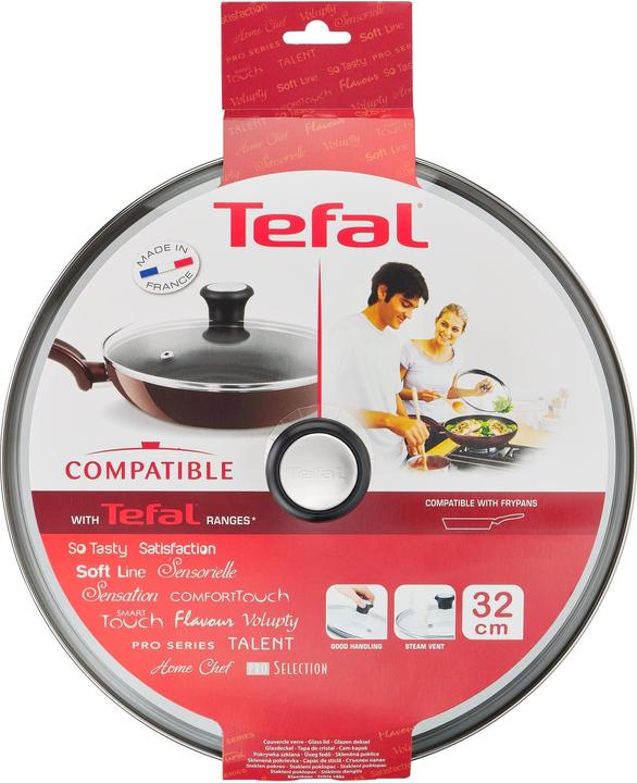 Produktbild Tefal Pfannendeckel (32 cm, Kunststoff, Metall, Glas)