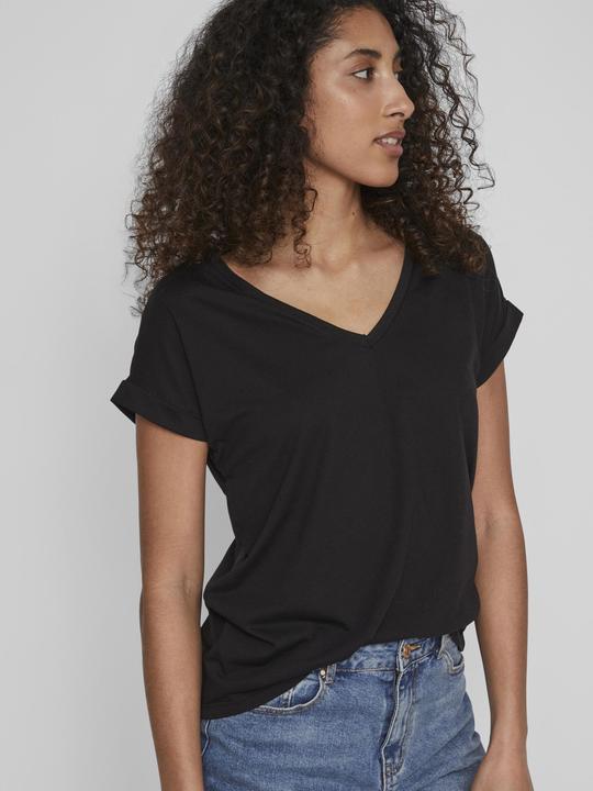 Produktbild Vila Basic-V-Ausschnitt T-Shirt (XS)