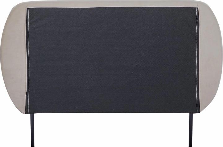 Image du produit En.Casa Lit rembourré Porvoo avec matelas velours 90x200 cm Beige (90 x 200 cm)