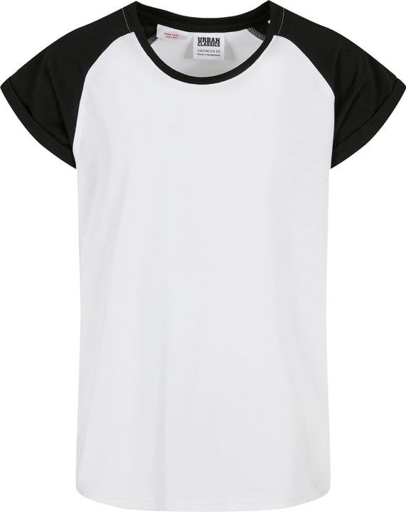 Actual product image Urban Classics Girls Contrast Raglan Tee 2-Pack - 19545 (158)