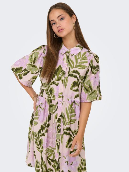 Image du produit JdY Normal geschnitten U-Ausschnitt Voluminöser Armschnitt Kurzes Kleid Kleid (XS)