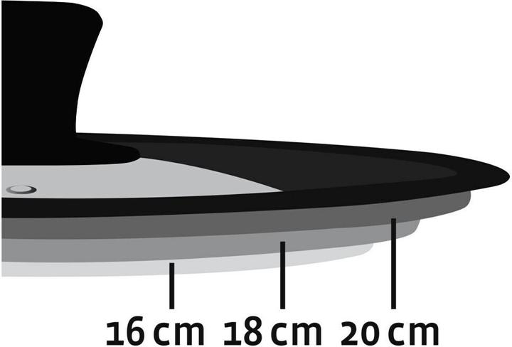 Produktbild Xavax Deckel Universaldeckel mit Dampfloch für Töpfe und Pfanne (21 cm, Kunststoff, Glas)
