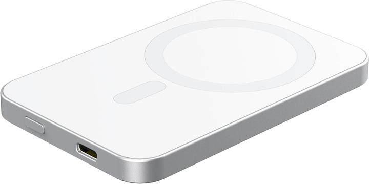 Productafbeelding RealPower Powerbank PB-5000 MAG 5.000mAh Magsafe wit (5000 mAh, 20 W, 18.50 Wh)