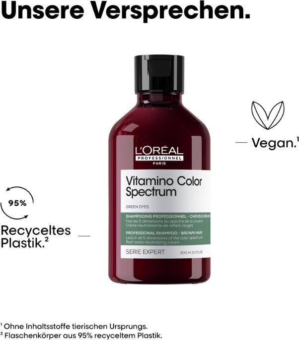 Immagine prodotto L'Oréal Professionnel Vitamino Color Spectrum Coloranti verdi neutralizzanti (300 ml, Shampoo liquido)
